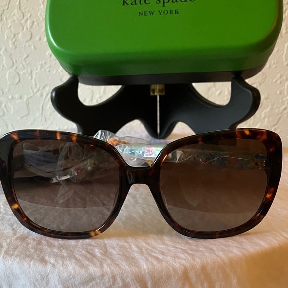 Kate Spade New York Thelma Cat Eye Sunglasses 53MM Red Gold Hello Sunshine 2 kate spade new york Women main image 4